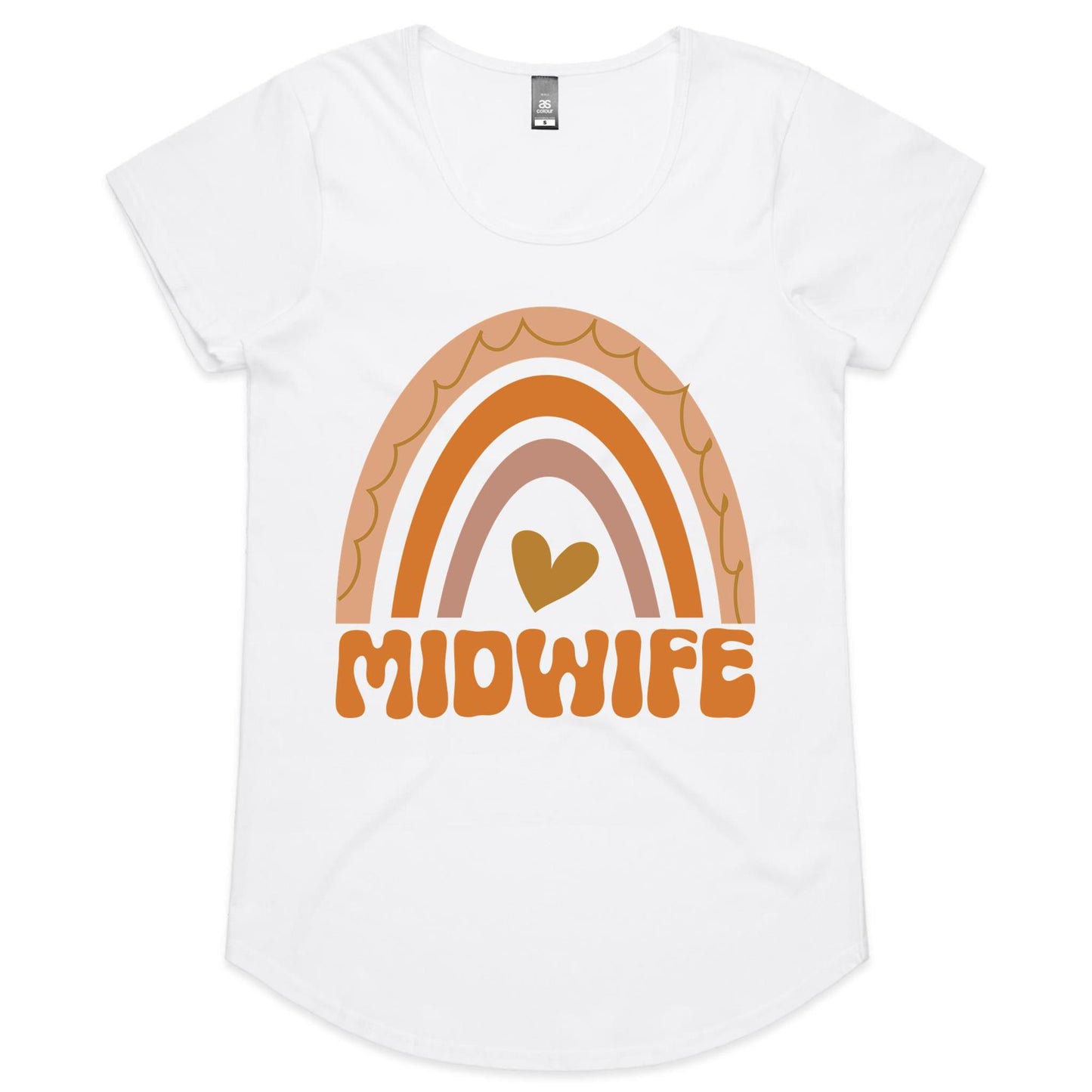 Scoop Neck T-Shirt - Midwife