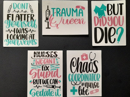 Sticker Set - Nurse Quotes