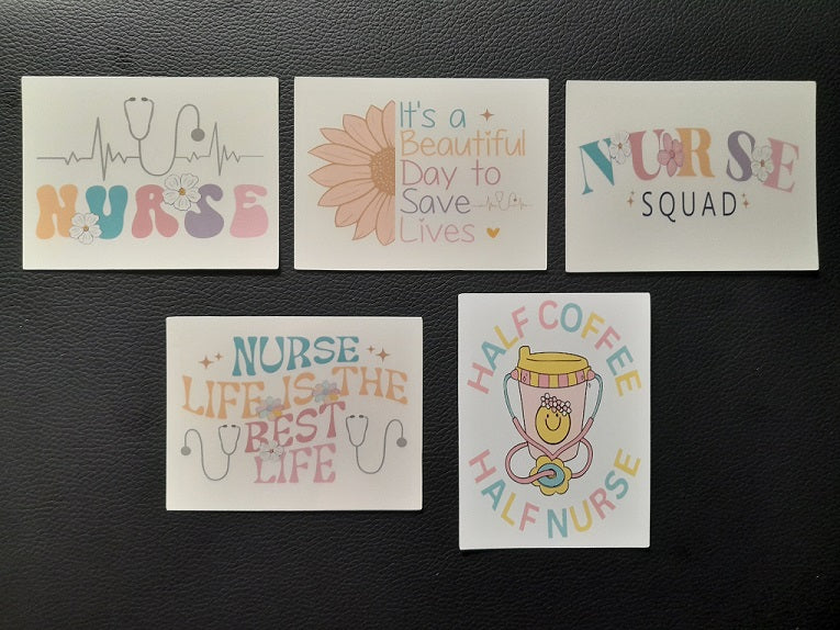 Sticker Set - Pastel Nurse