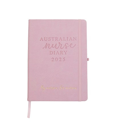 2025 Australian Nurse Diary Blush Pink