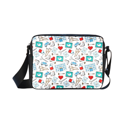 White Medical Cross-Body Bag