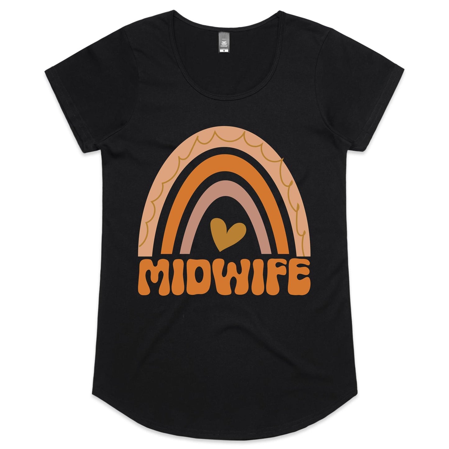 Scoop Neck T-Shirt - Midwife