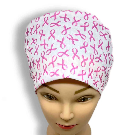 Breast Cancer Scrub Cap