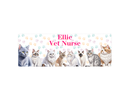 Cat Lover Name Badge