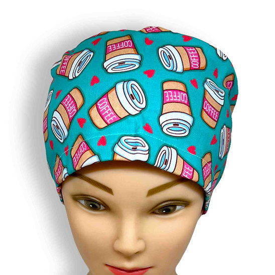 Coffee Love Scrub Cap