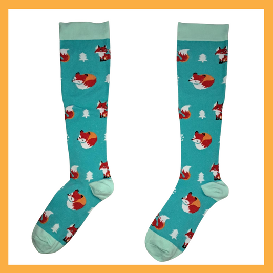 Fun Compression Socks - Fox