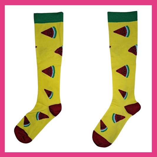 Fun Compression Socks - Watermelon