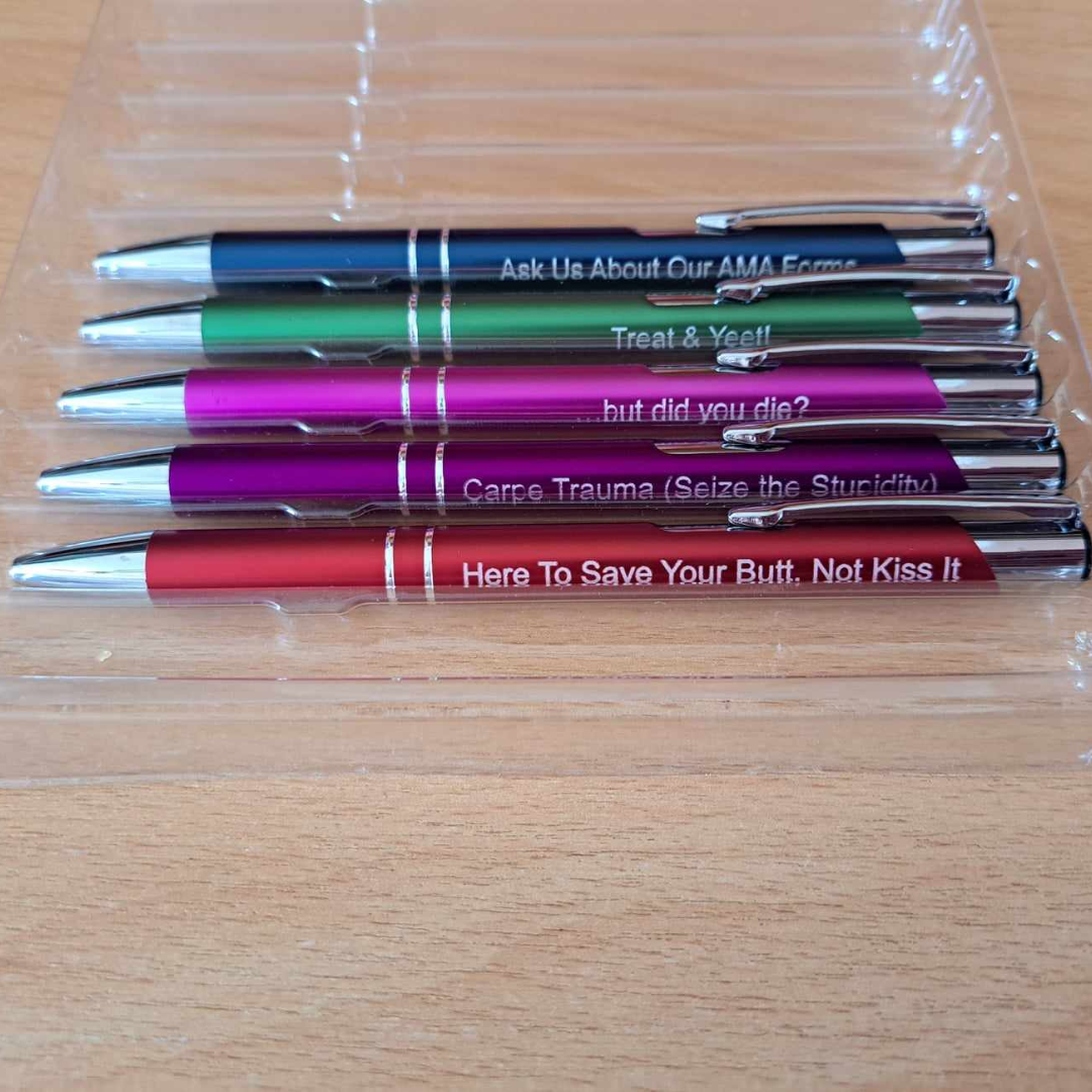 Sarcastic Pen Set - Emergency