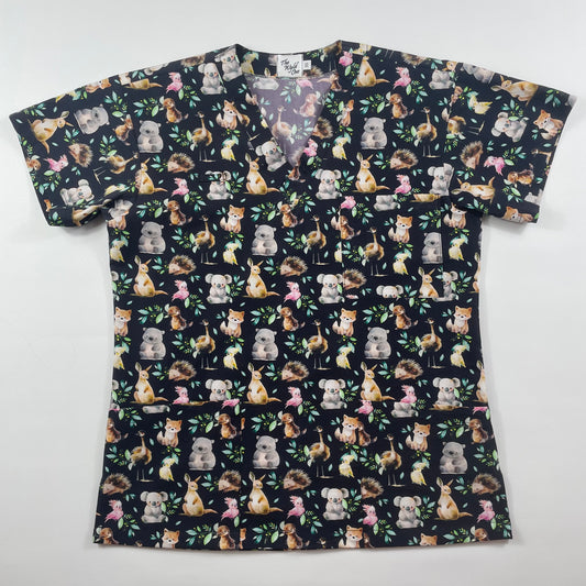 Fauna Scrub Top