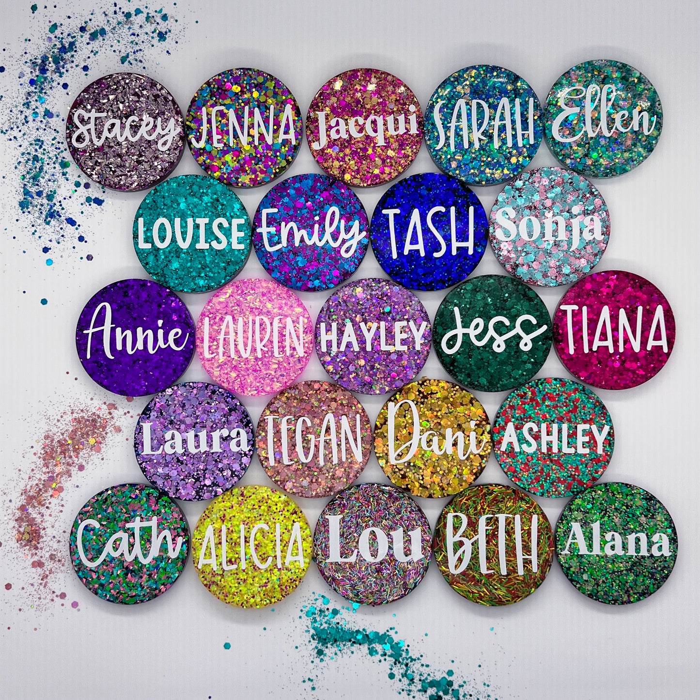 Glitter Badges