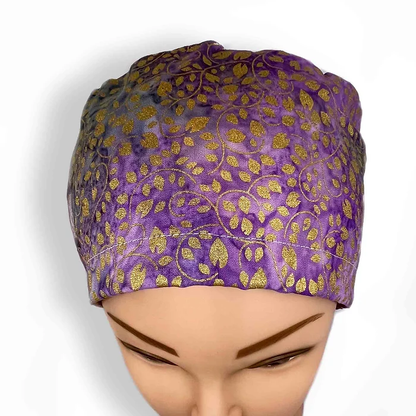 Gold Leaf Scrub Cap