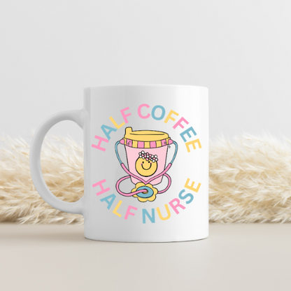 Half Coffee Half Nurse Mug