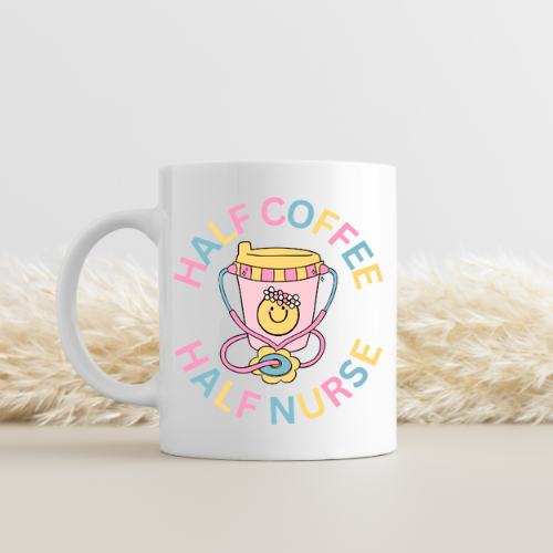 Half Coffee Half Nurse Mug