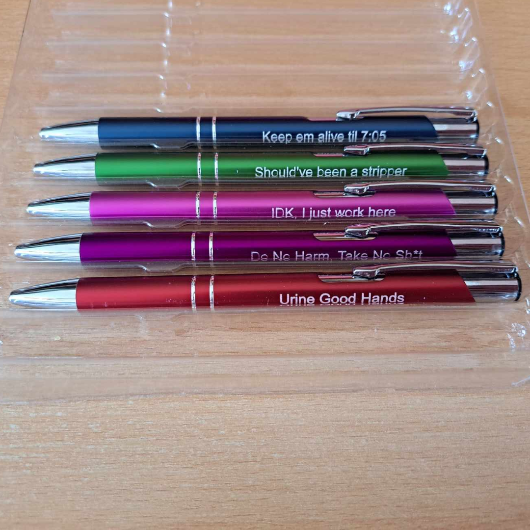 Sarcastic Pen Set - More Nurses