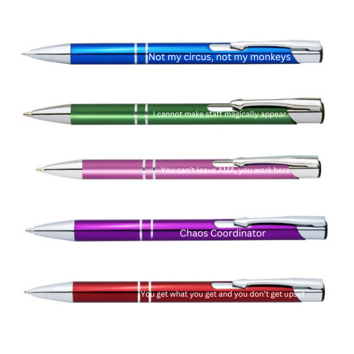 Sarcastic Pen Set - Nurse Manager