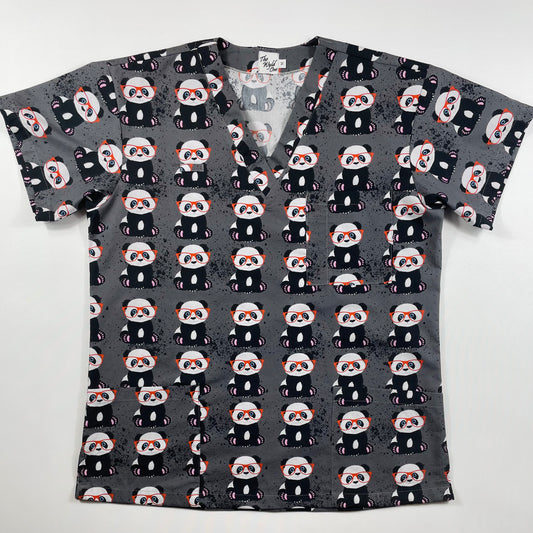 Panda Scrub Top