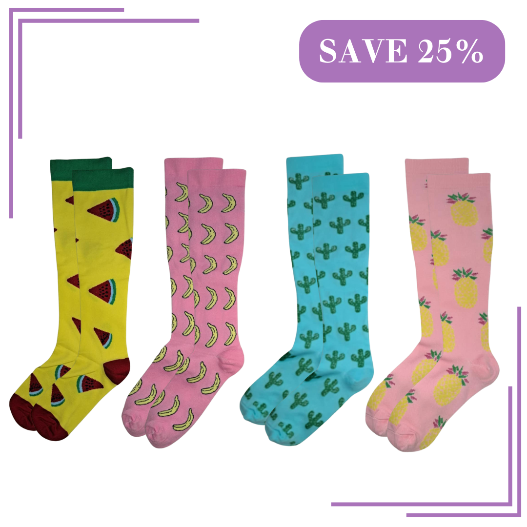 Fun Compression Sock Bundle - Tropical Treats