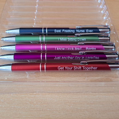 Sarcastic Pen Set - Nurses