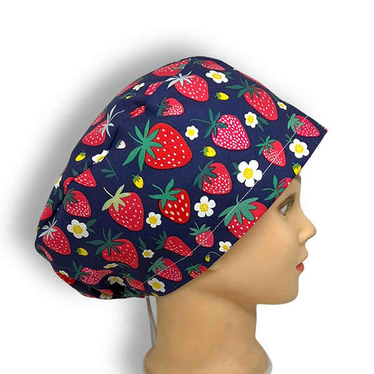 Strawberries Scrub Cap