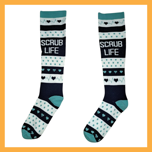 Fun Compression Socks - Scrub Life