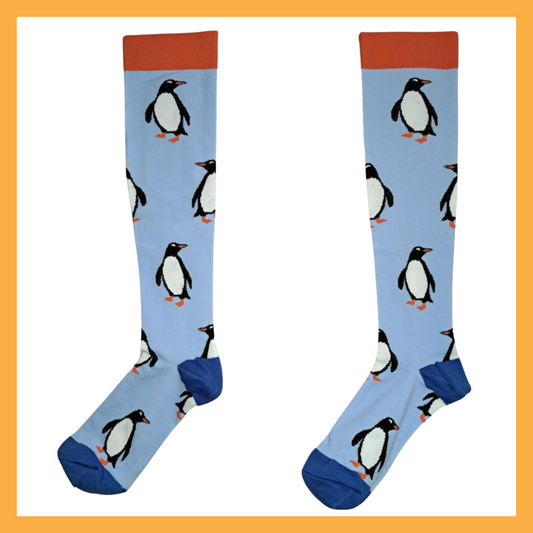 Fun Compression Socks - Penguins