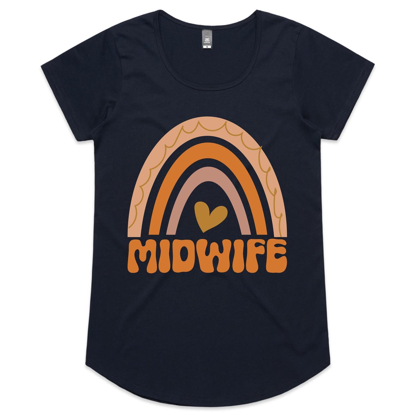 Scoop Neck T-Shirt - Midwife