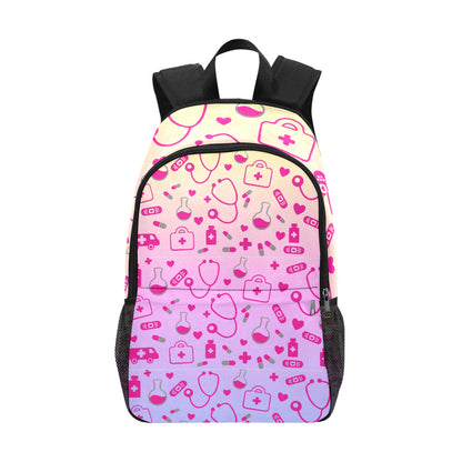 Ombre Nurse Pattern Backpack