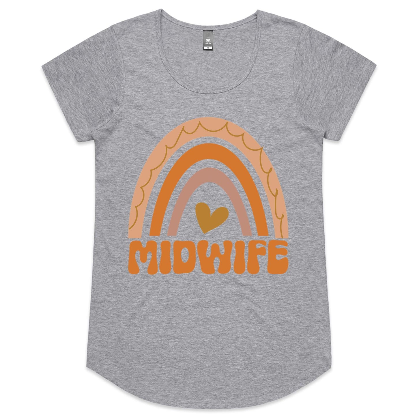 Scoop Neck T-Shirt - Midwife