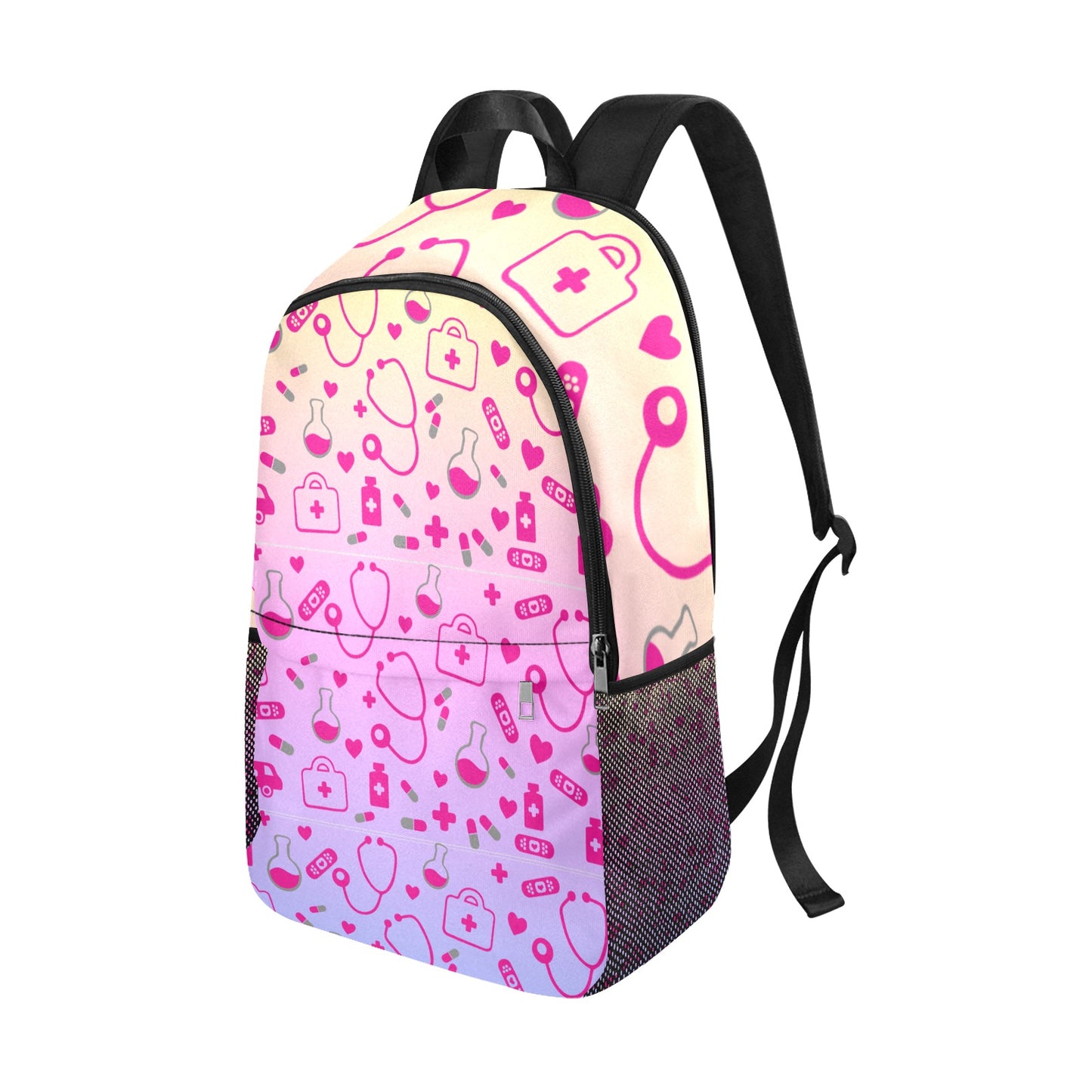 Ombre Nurse Pattern Backpack