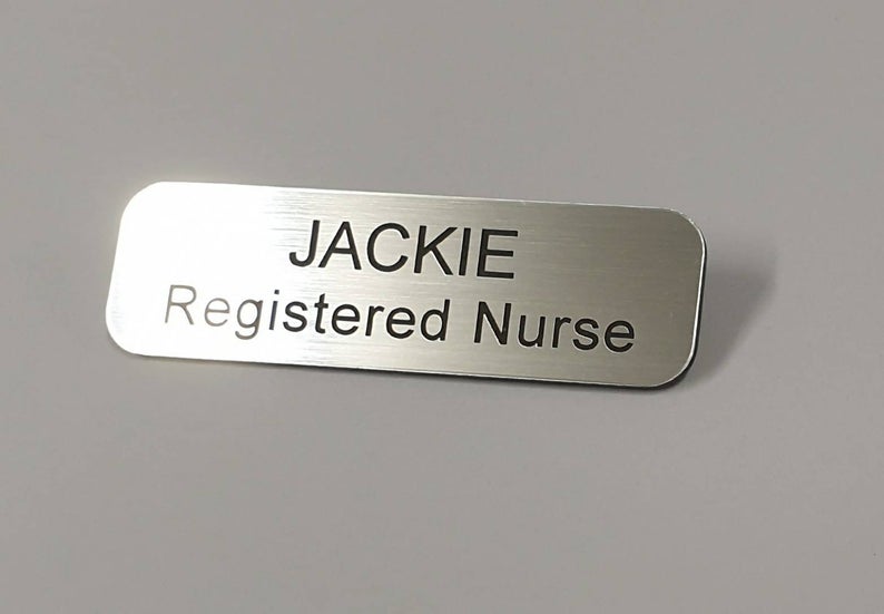 Engraved Name Badge