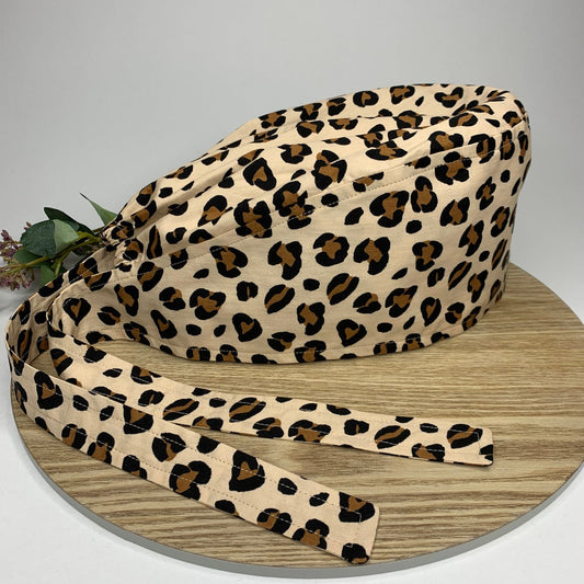 Leopard Scrub Cap