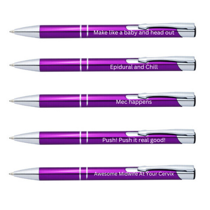 Sarcastic Pen Set - Midwifery
