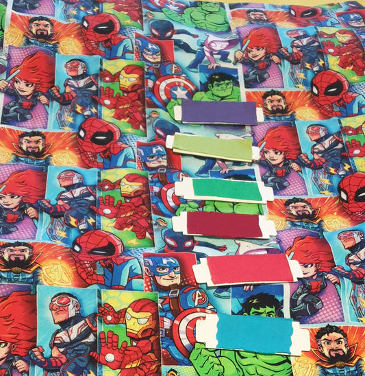 Super Heroes Scrub Top