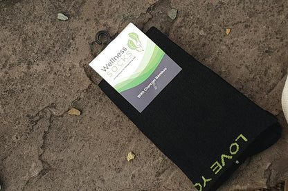 Wellness Charcoal Bamboo Compression Socks